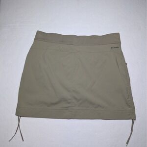 Columbia‎ Khaki Outdoor Skort Drawstring Hem | XL